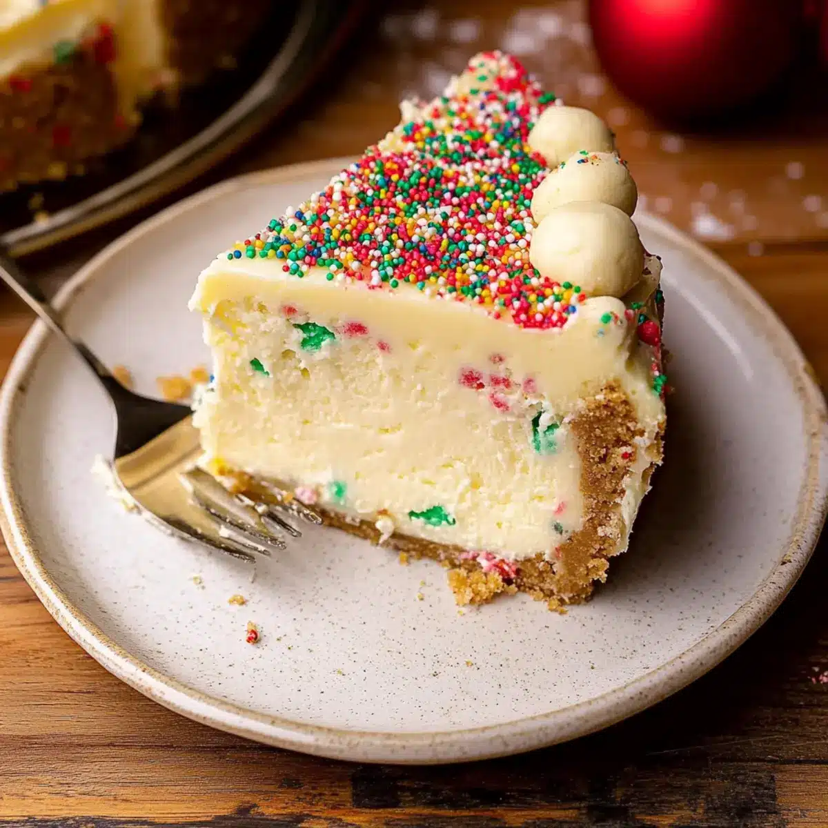 Sugar Cookie Cheesecake