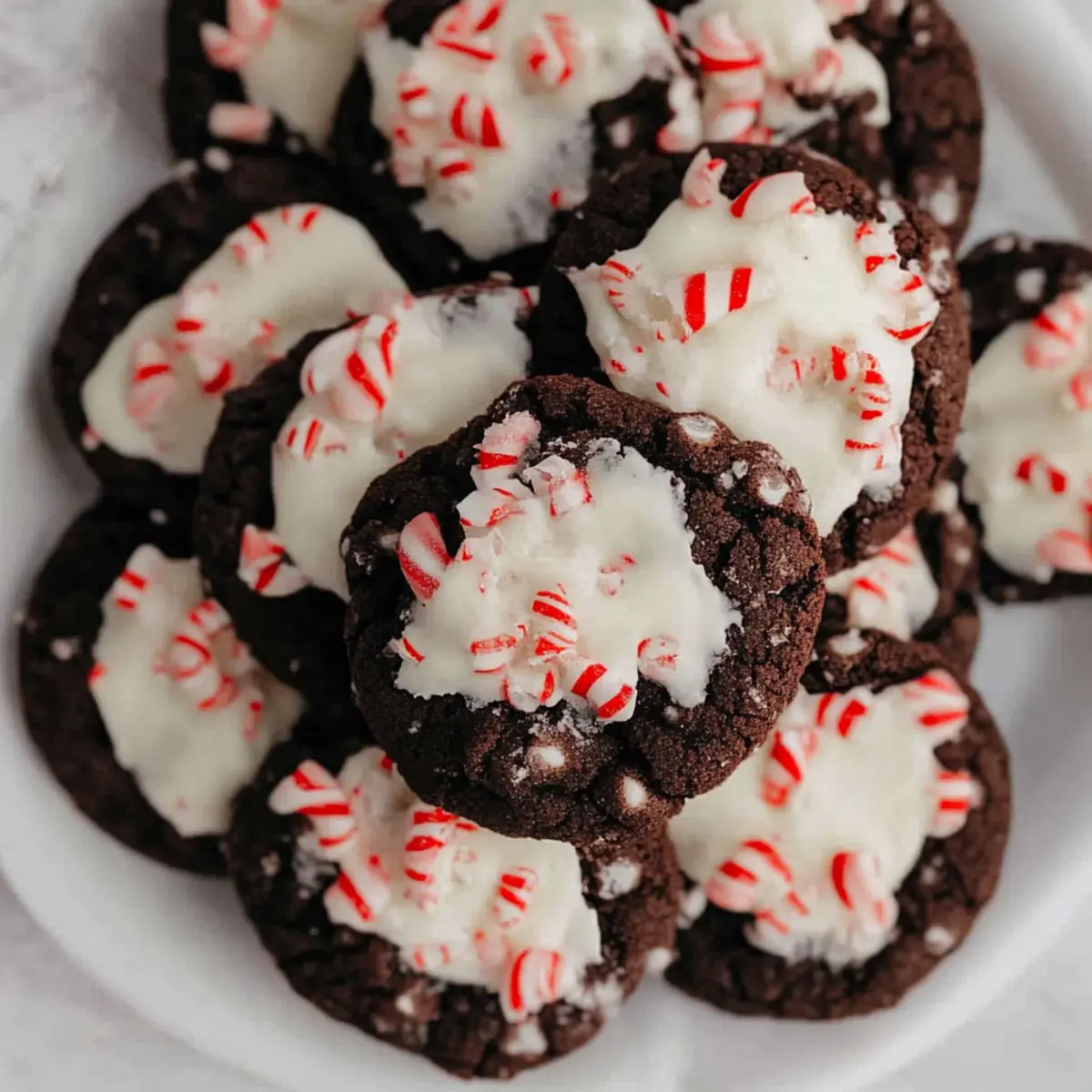 Peppermint Bark Cookies