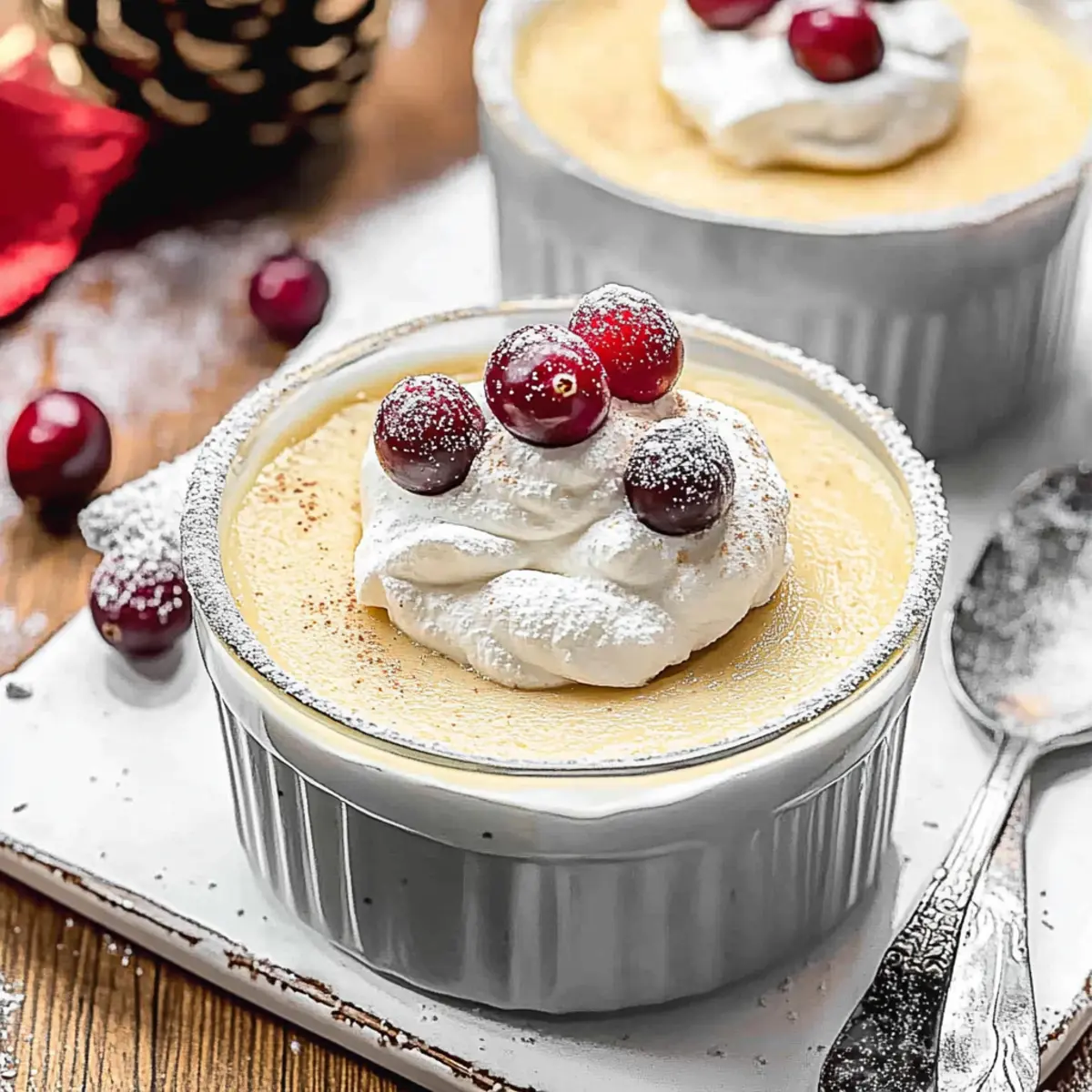 Eggnog Pudding