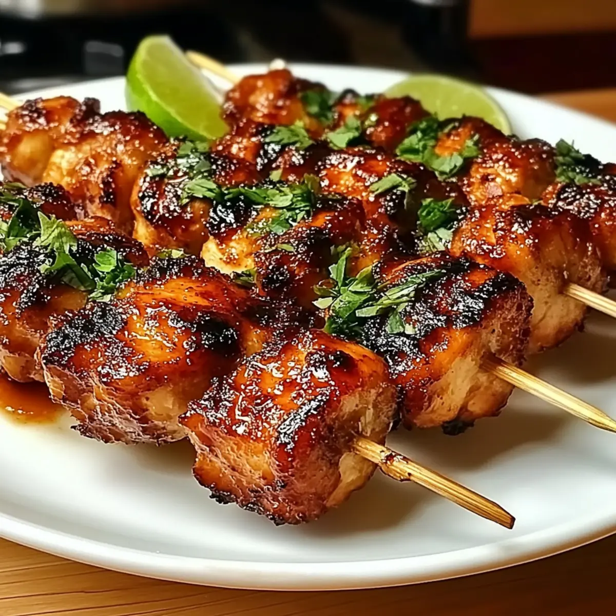 Grilled Thai Coconut Chicken Skewers