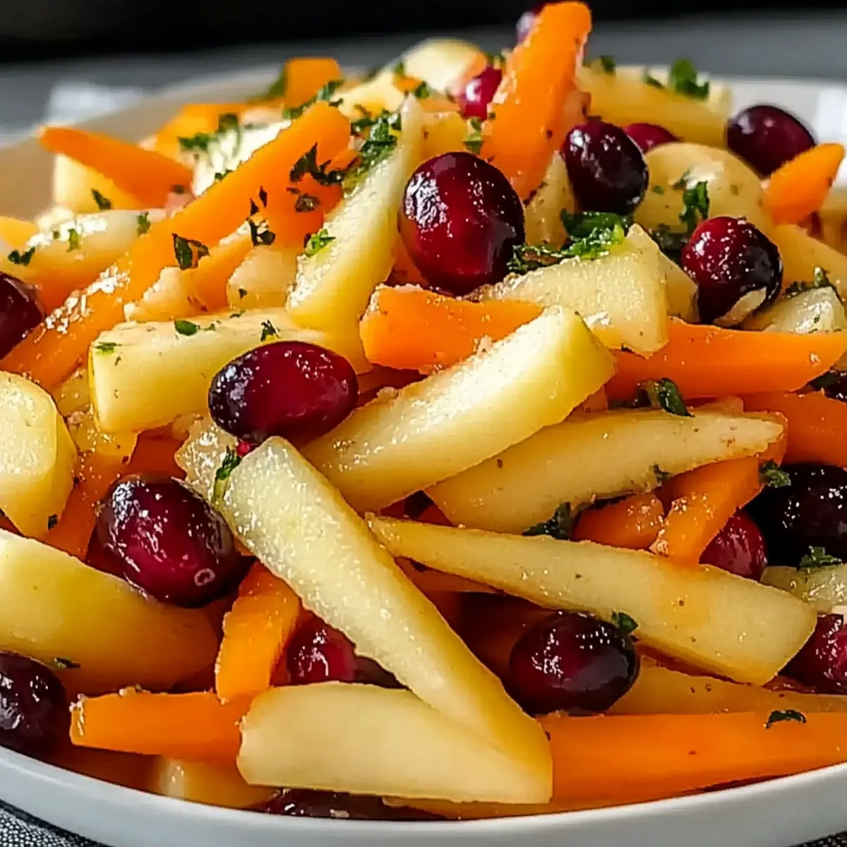 Apple Cranberry Carrot Salad