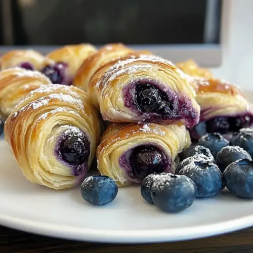 Blueberry Cream Cheese Puff