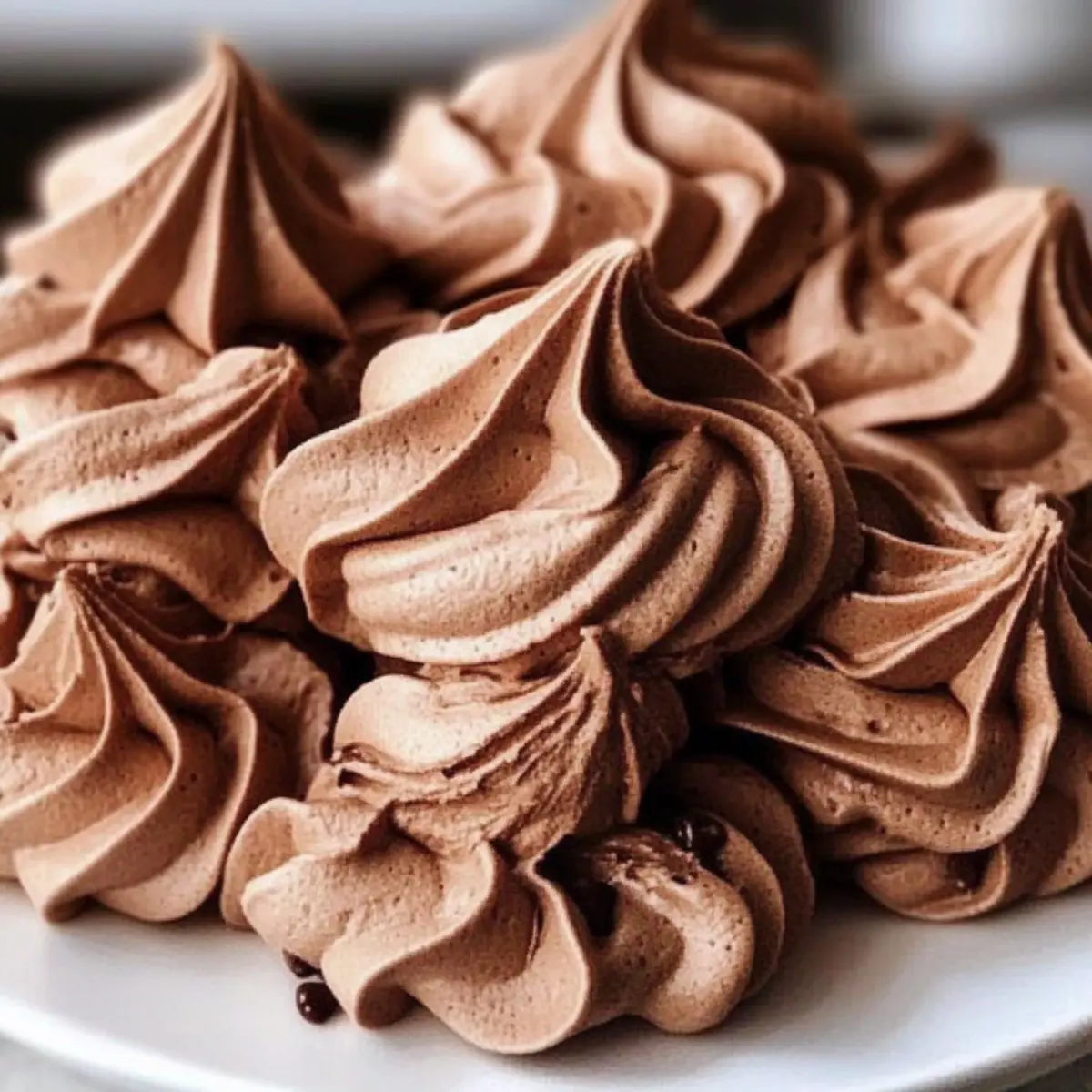 Chocolate Meringue Cookies