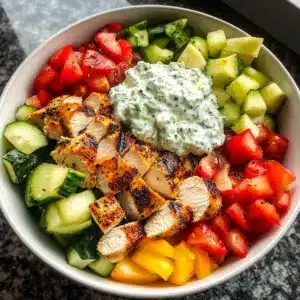 Greek Chicken Bowls
