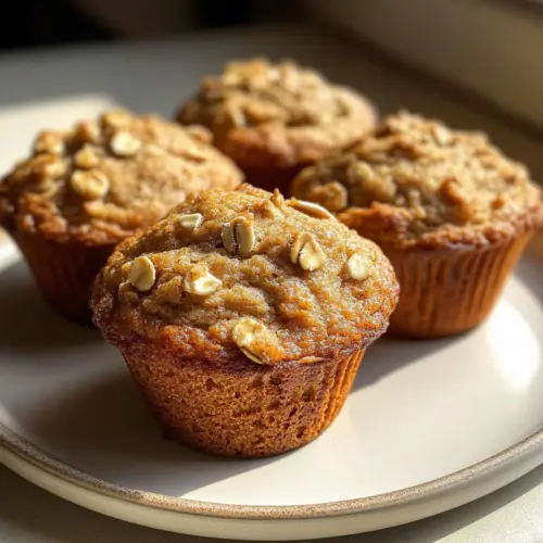 Banana Oatmeal Muffins