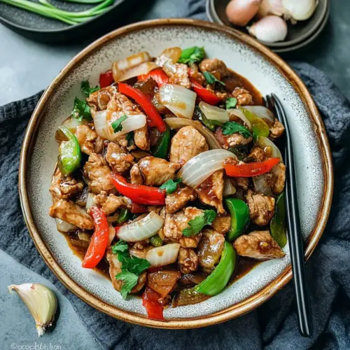 Chicken Liver with Onion and Pepper