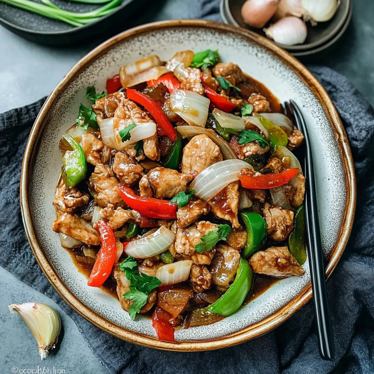 Chicken Liver with Onion and Pepper