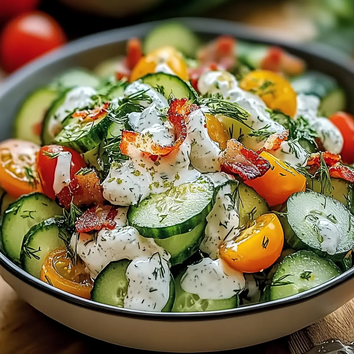 Cucumber Ranch Crack Salad
