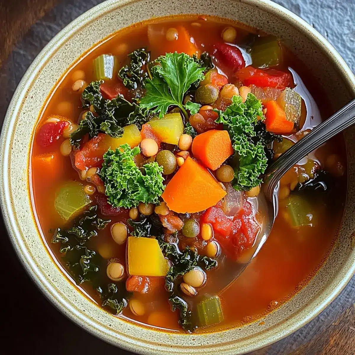 High-Protein Vegetable Soup