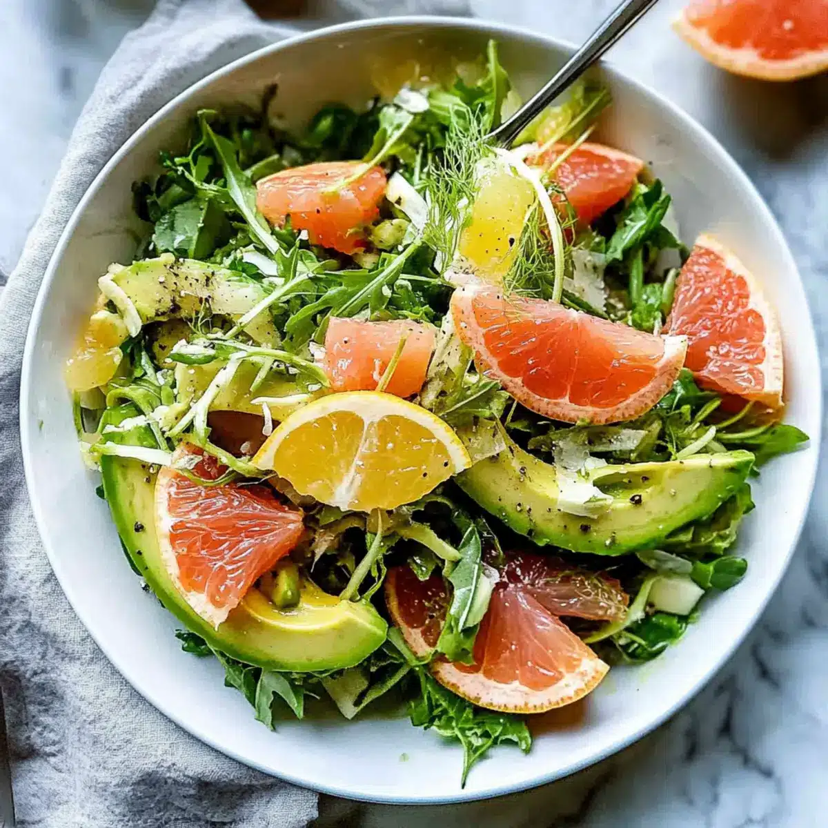 Avocado Grapefruit and Fennel Salad