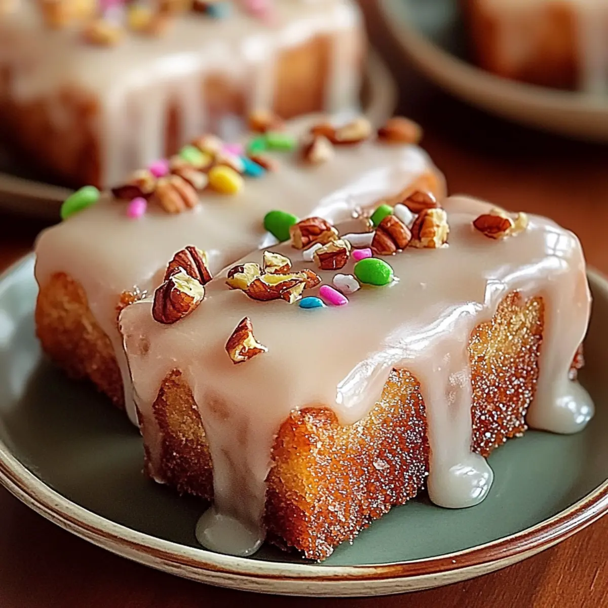 Maple Donut Bars