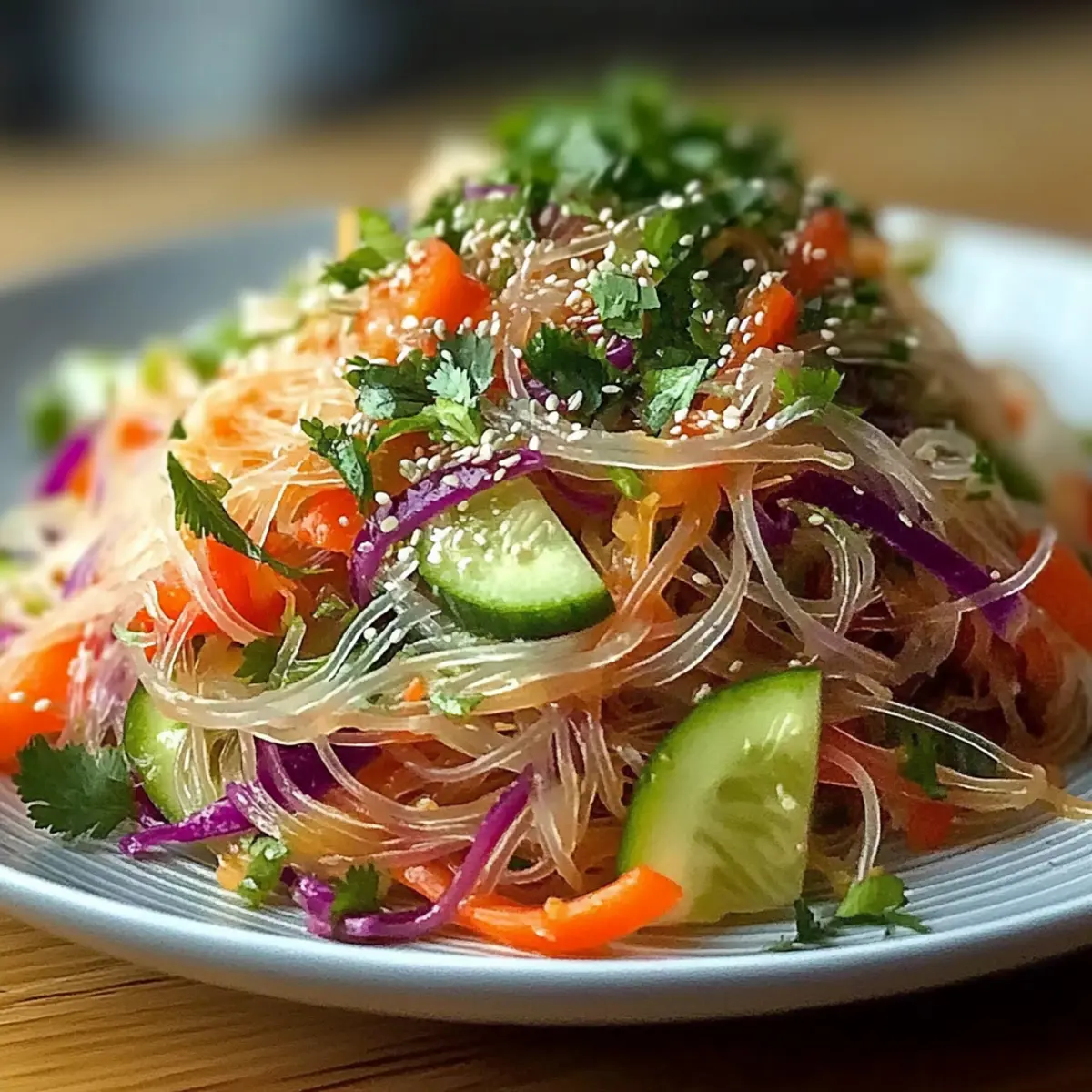 Asian Noodle Salad with Ginger-Lime Dressing