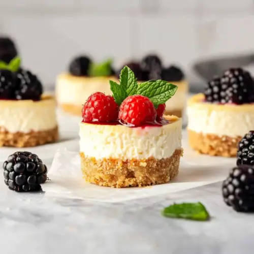 Mini Protein Cheesecakes
