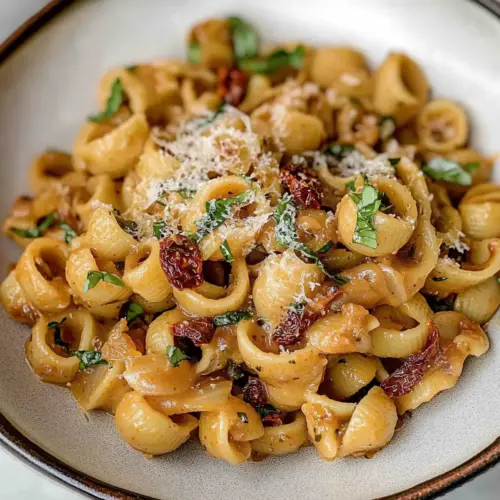 Vegan Caramelized Onion Pasta