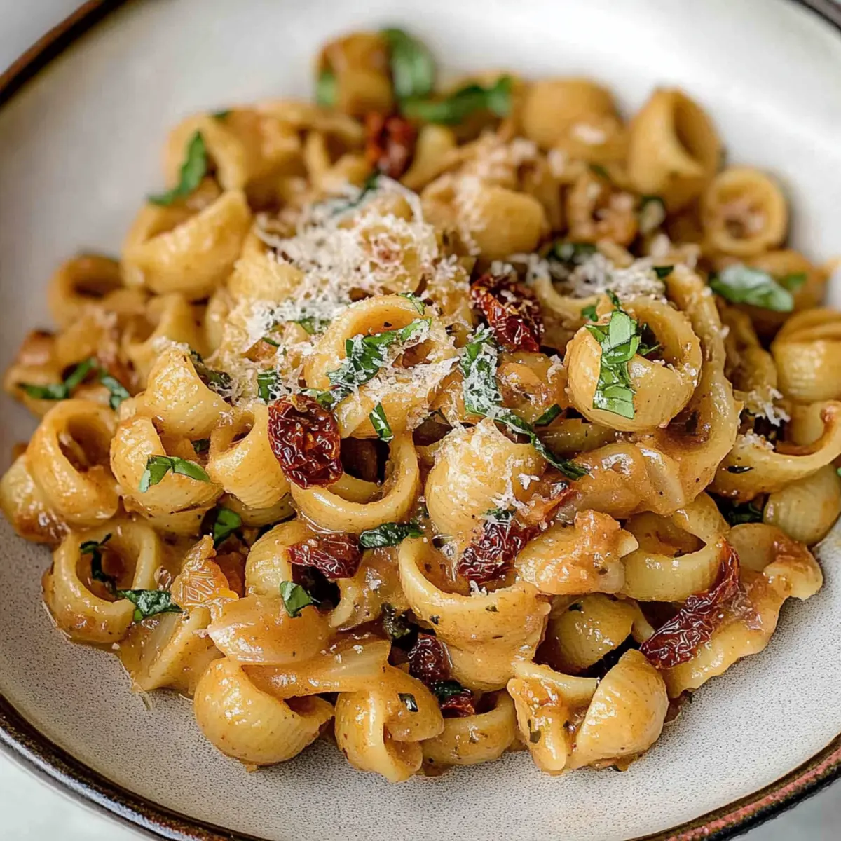 Vegan Caramelized Onion Pasta
