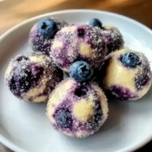 Blueberry Cheesecake Protein Bites