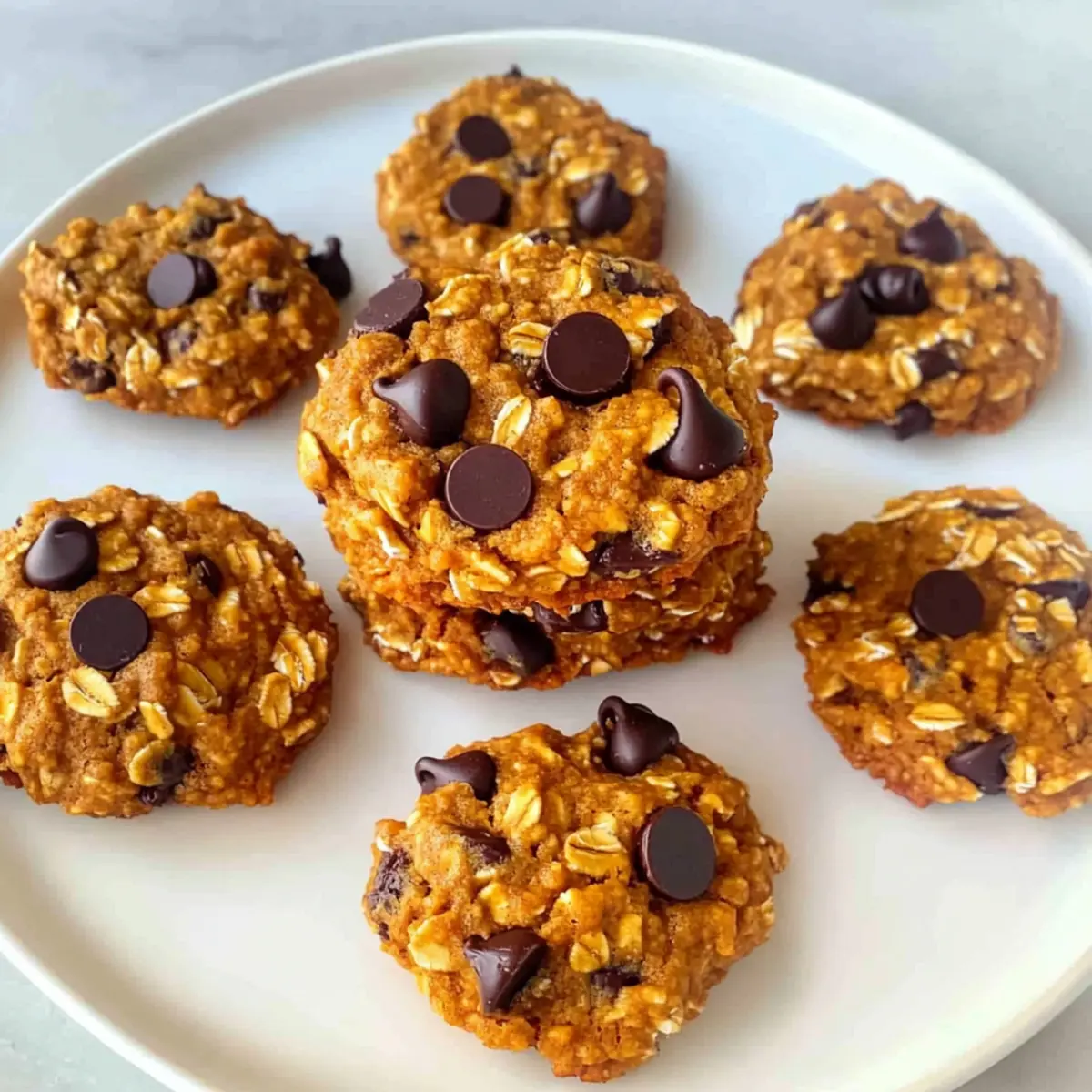 Gluten Free Pumpkin Oatmeal Cookies