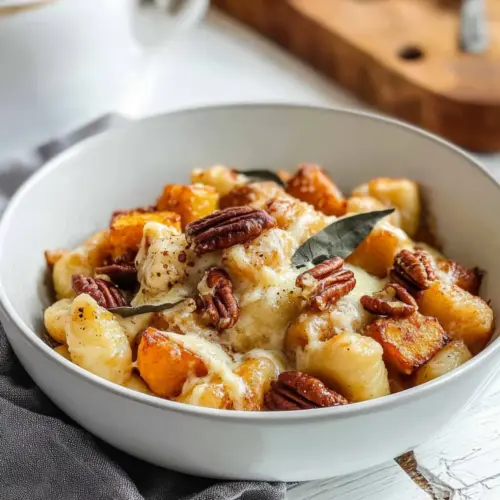 Air Fryer Pumpkin Gnocchi Bake