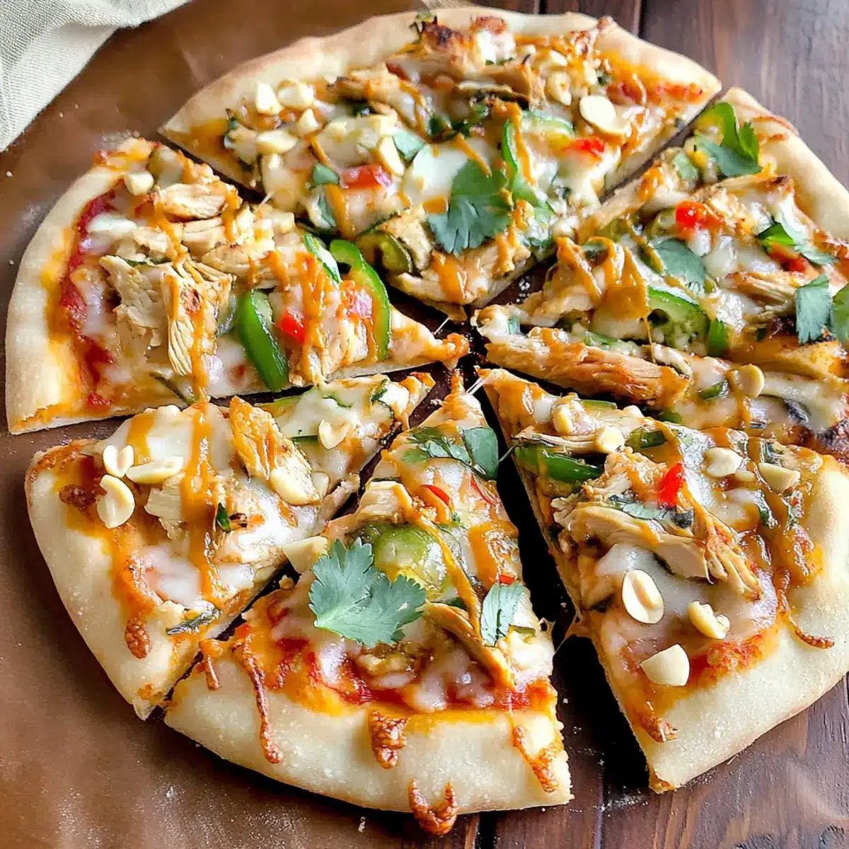 Thai Chicken Pizza