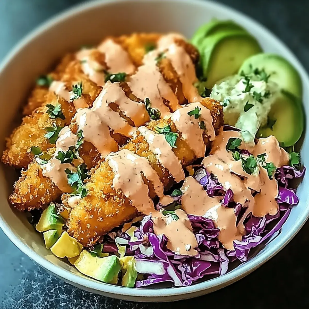 Crispy Fish Taco Bowls