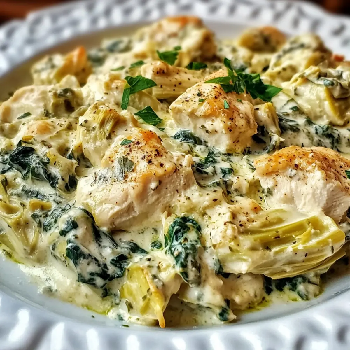 Spinach and Artichoke Chicken