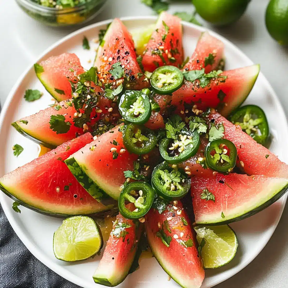 Spicy Watermelon Salad