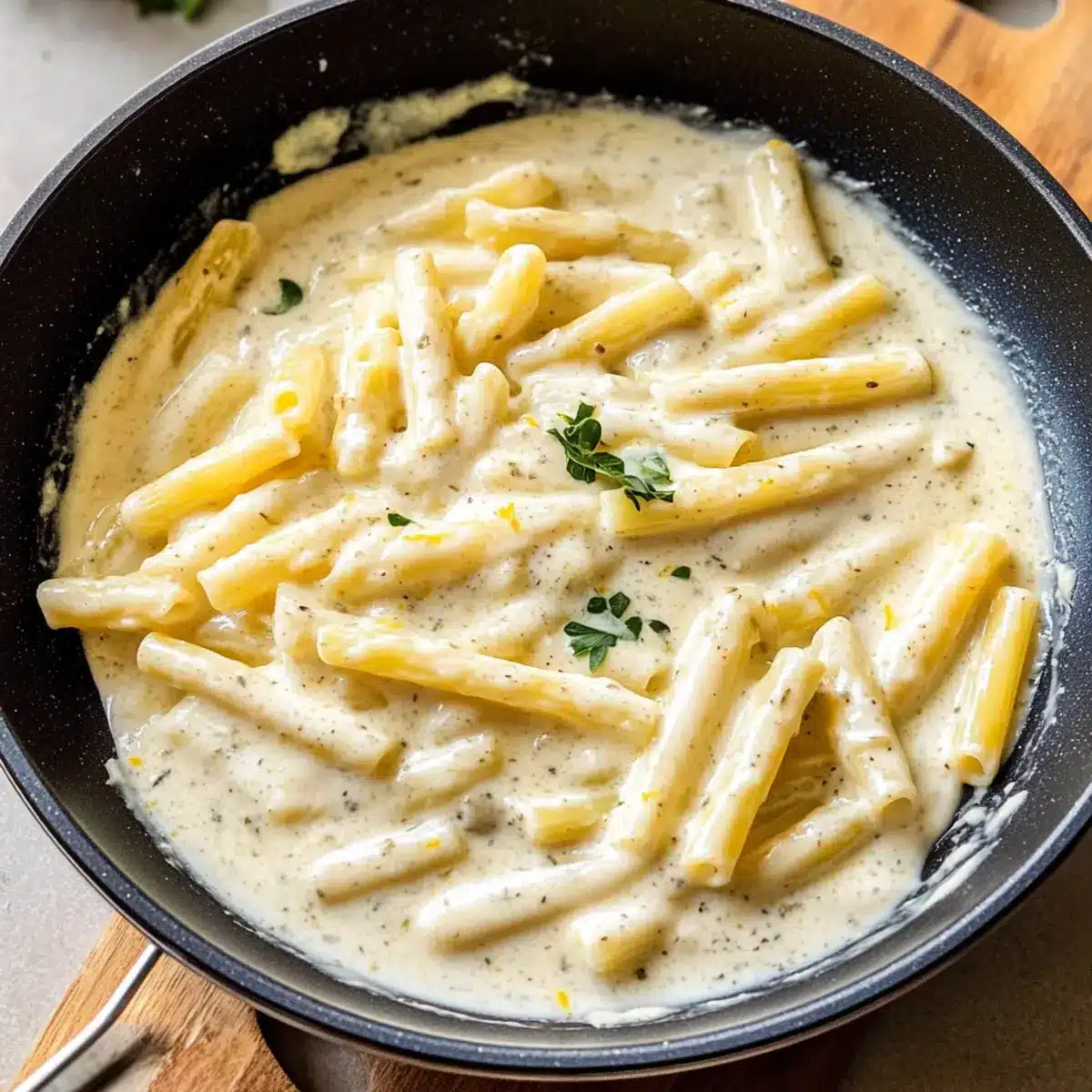 Lemon Garlic Pasta Sauce