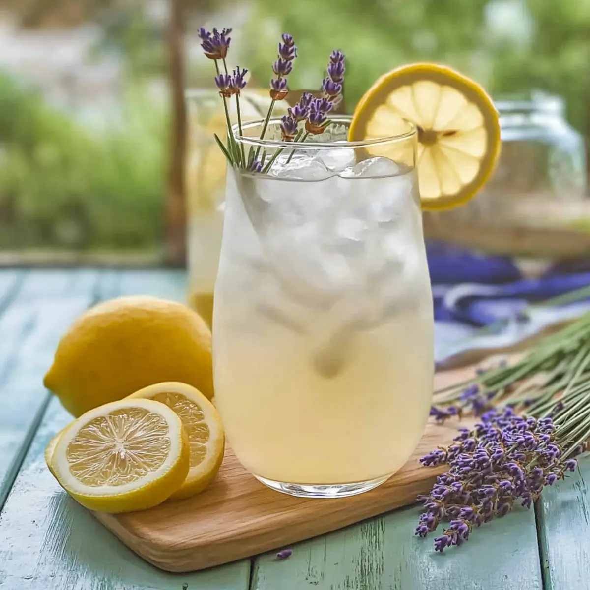Coconut Lavender Lemonade Mocktail
