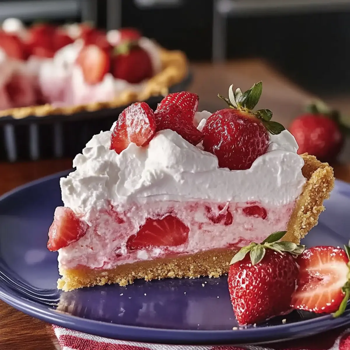 Strawberry Cool Whip Pie