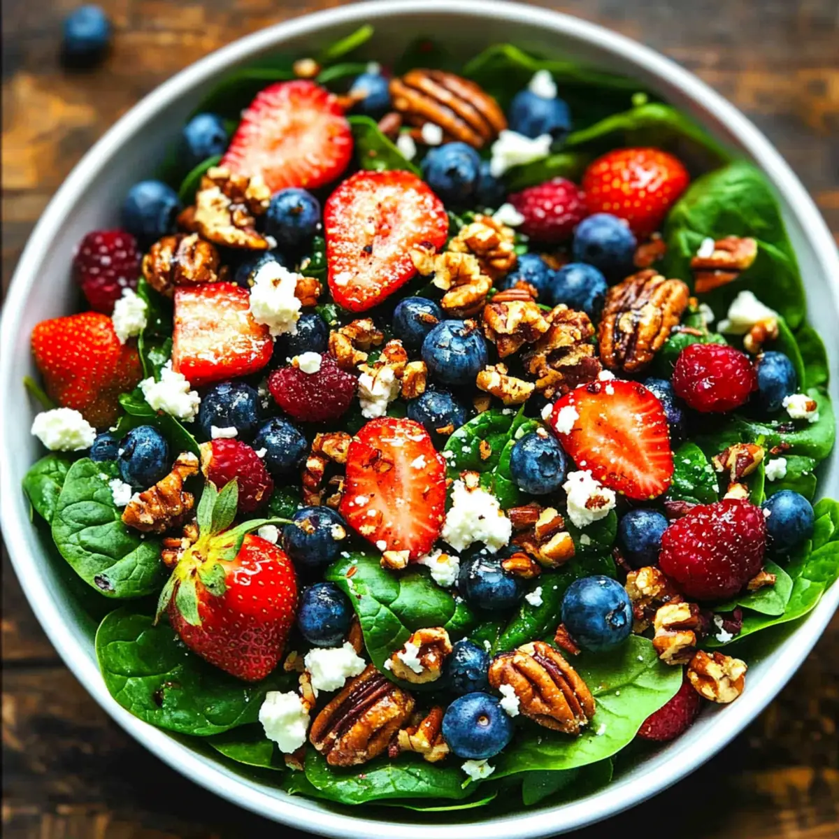 Strawberry Spinach Salad