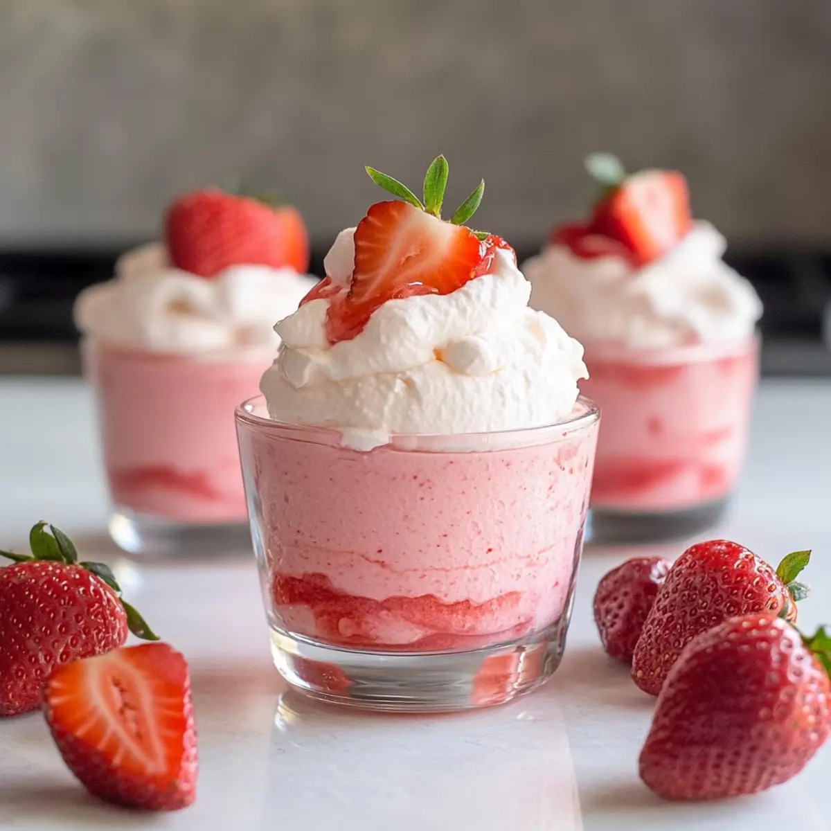 Fresh Strawberry Mousse