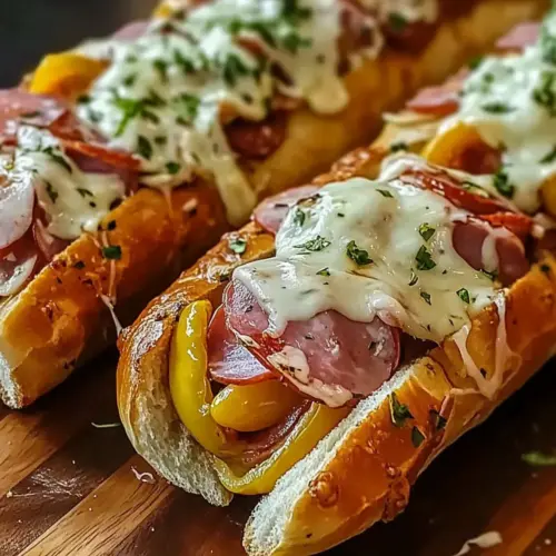 Baked Italian Sub Sandwiches