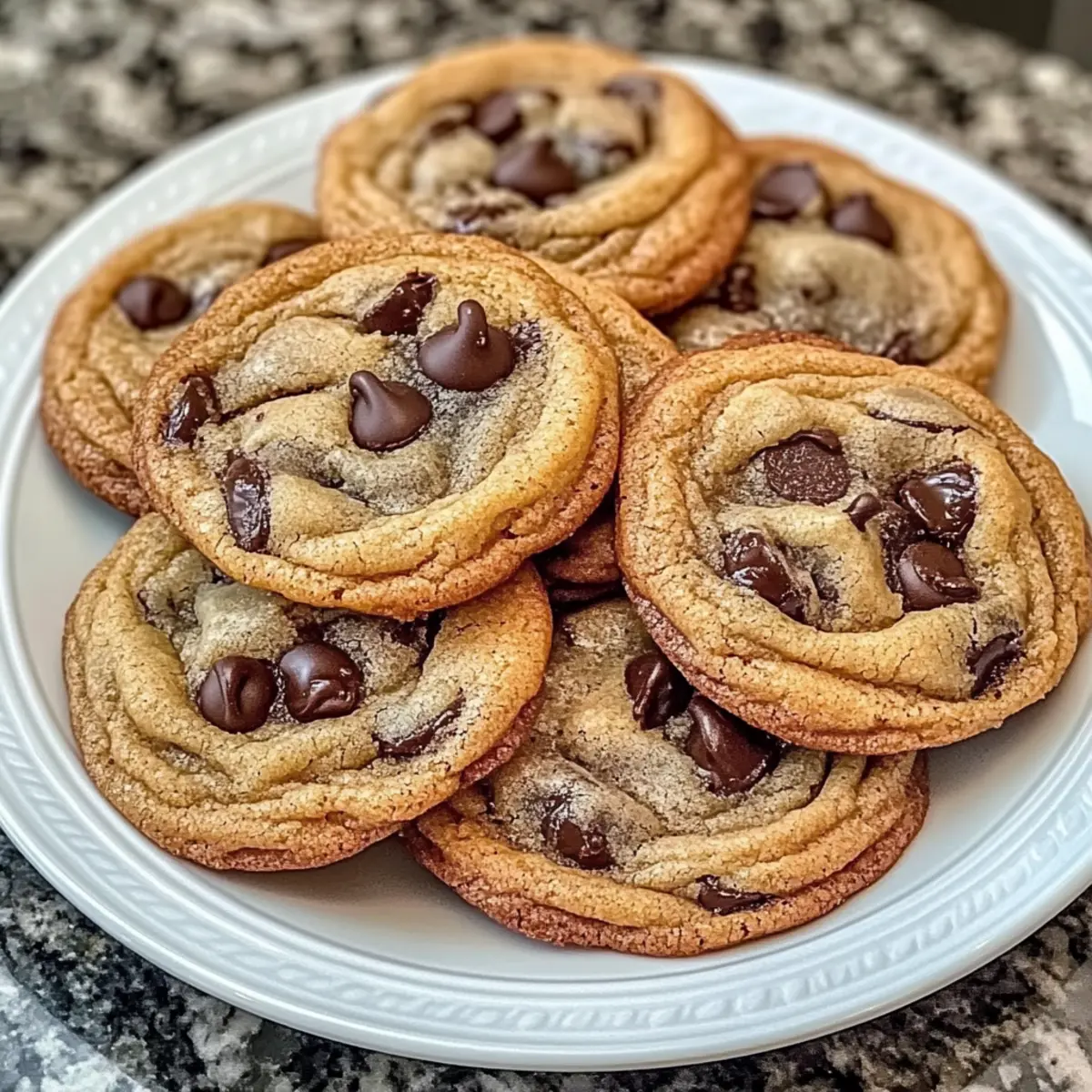 Crispy Chewy Chocolate Chip Cookies