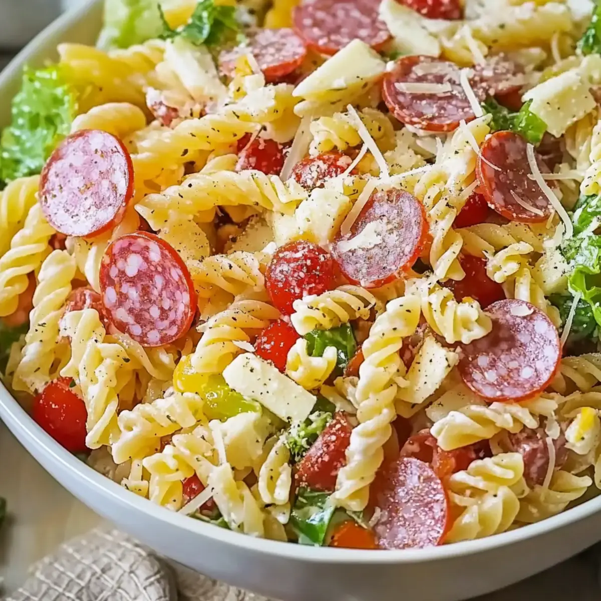 Italian Grinder Pasta Salad