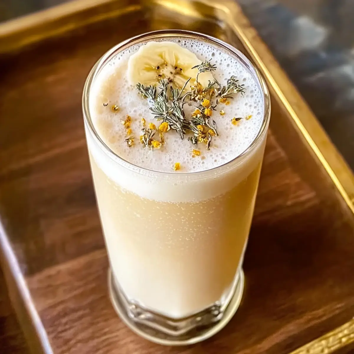 Banana Chamomile Tea Smoothie