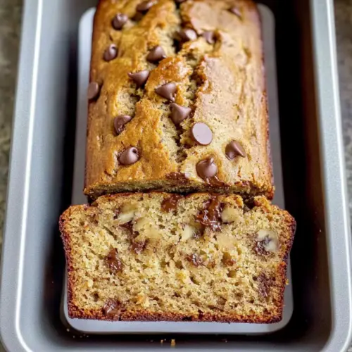 Peanut Butter Chocolate Chip Banana Bread