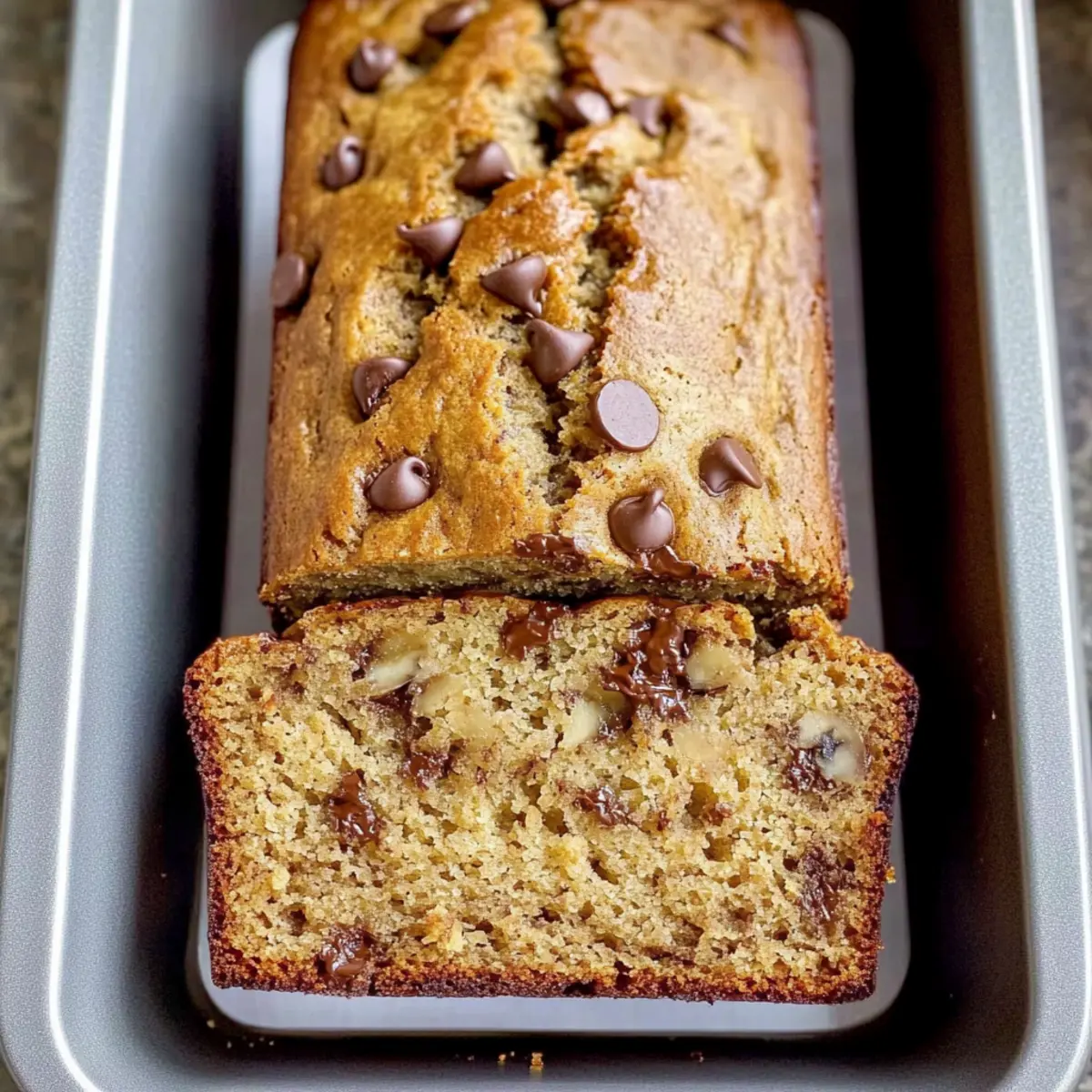 Peanut Butter Chocolate Chip Banana Bread