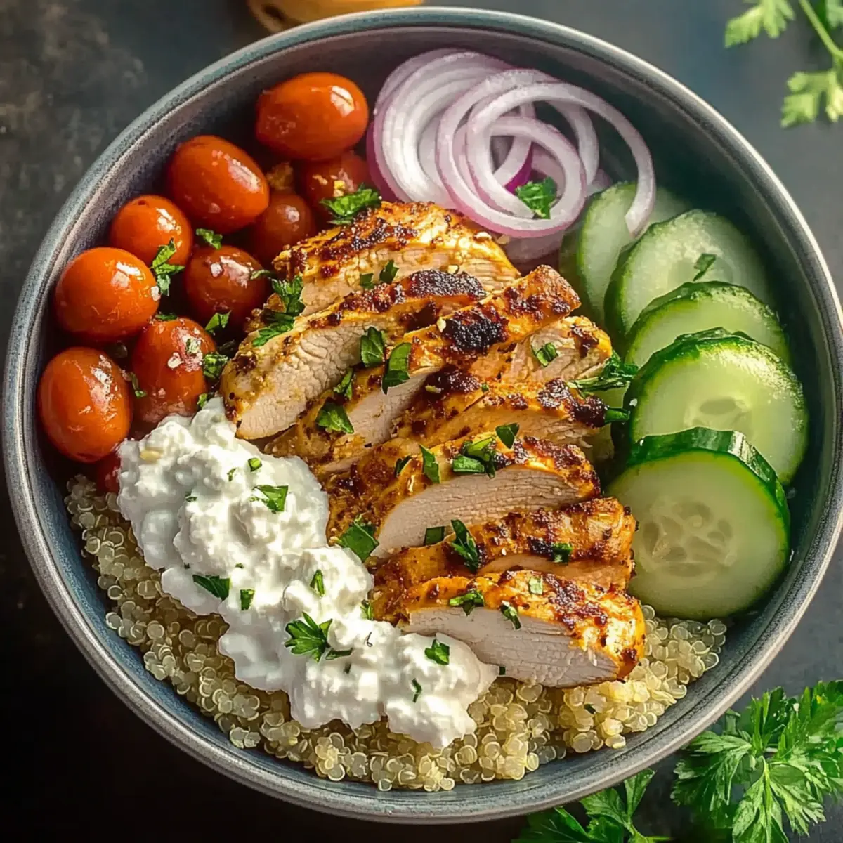 Mediterranean Chicken Bowl