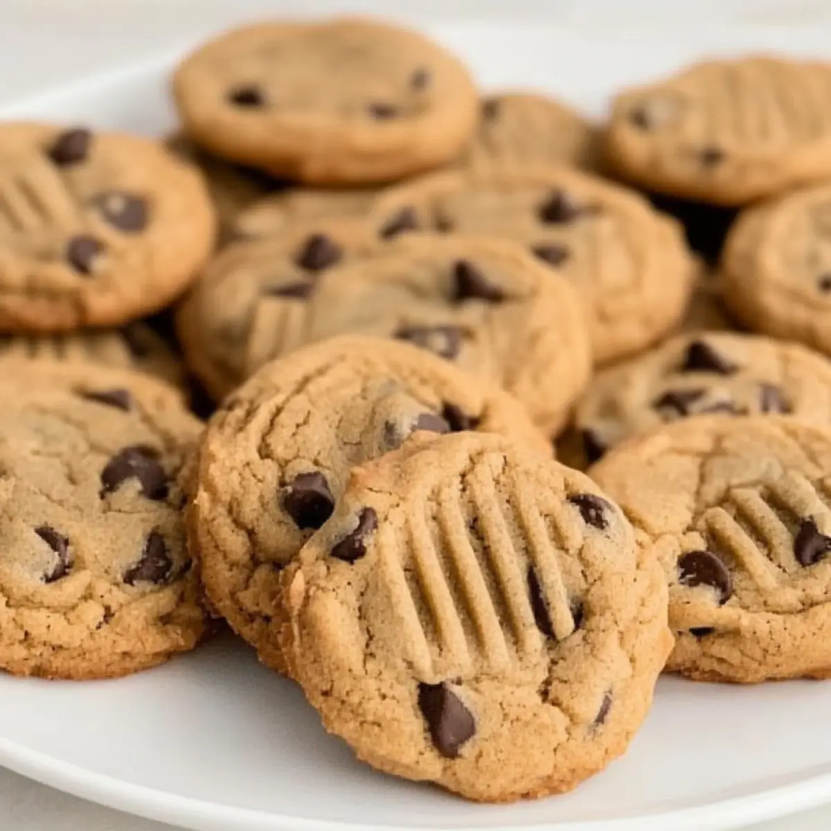 PEANUT BUTTER CHOCOLATE CHIP COOKIES
