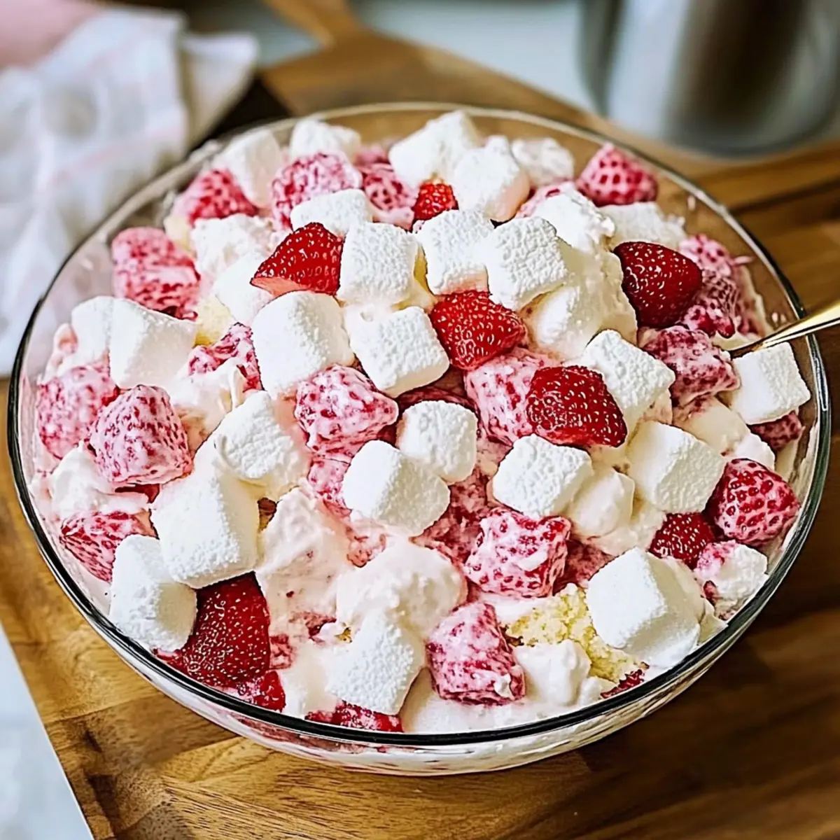 Strawberry Shortcake Fluff Salad