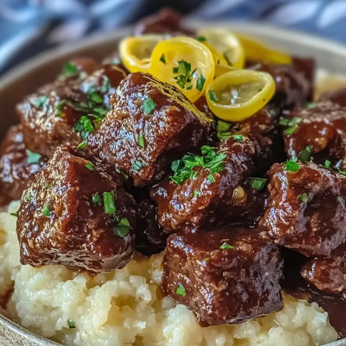 Savory Slow Cooker Mississippi Steak Bites