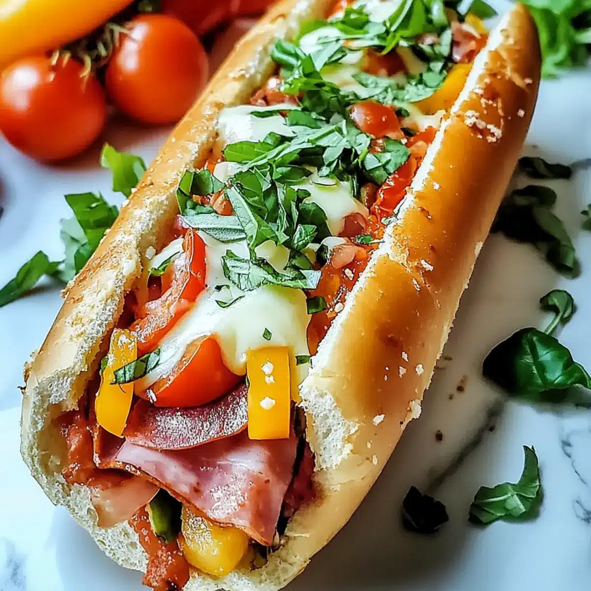 Baked Italian Grinder Sandwiches