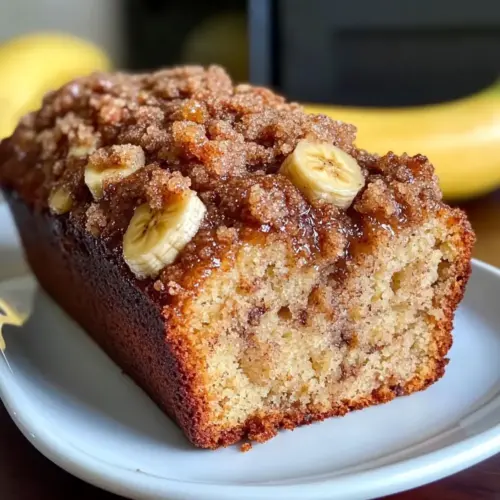 Banana Bread Recipe with Crunchy Streusel Topping