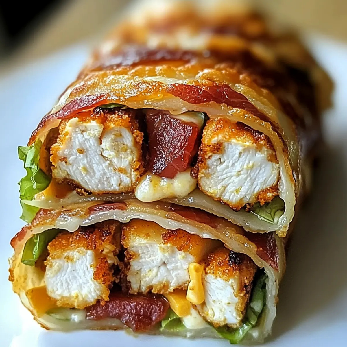 Crispy Chicken Bacon Wrap
