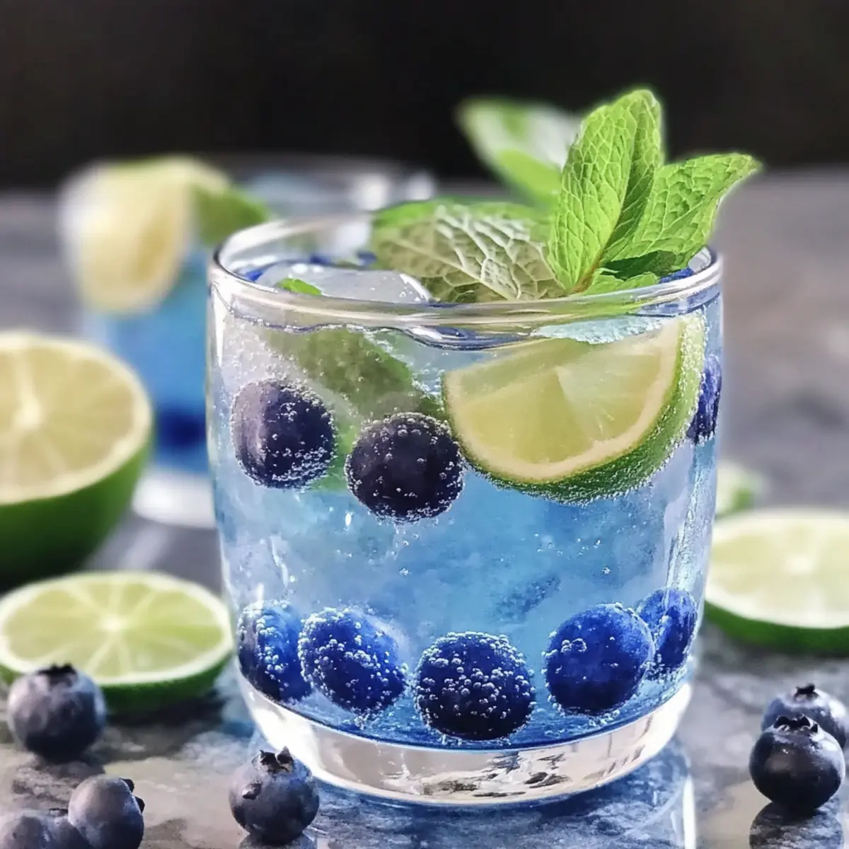 Blueberry Infused Water