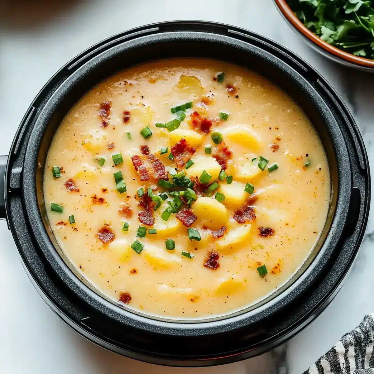 Instant Pot Cajun Potato Soup