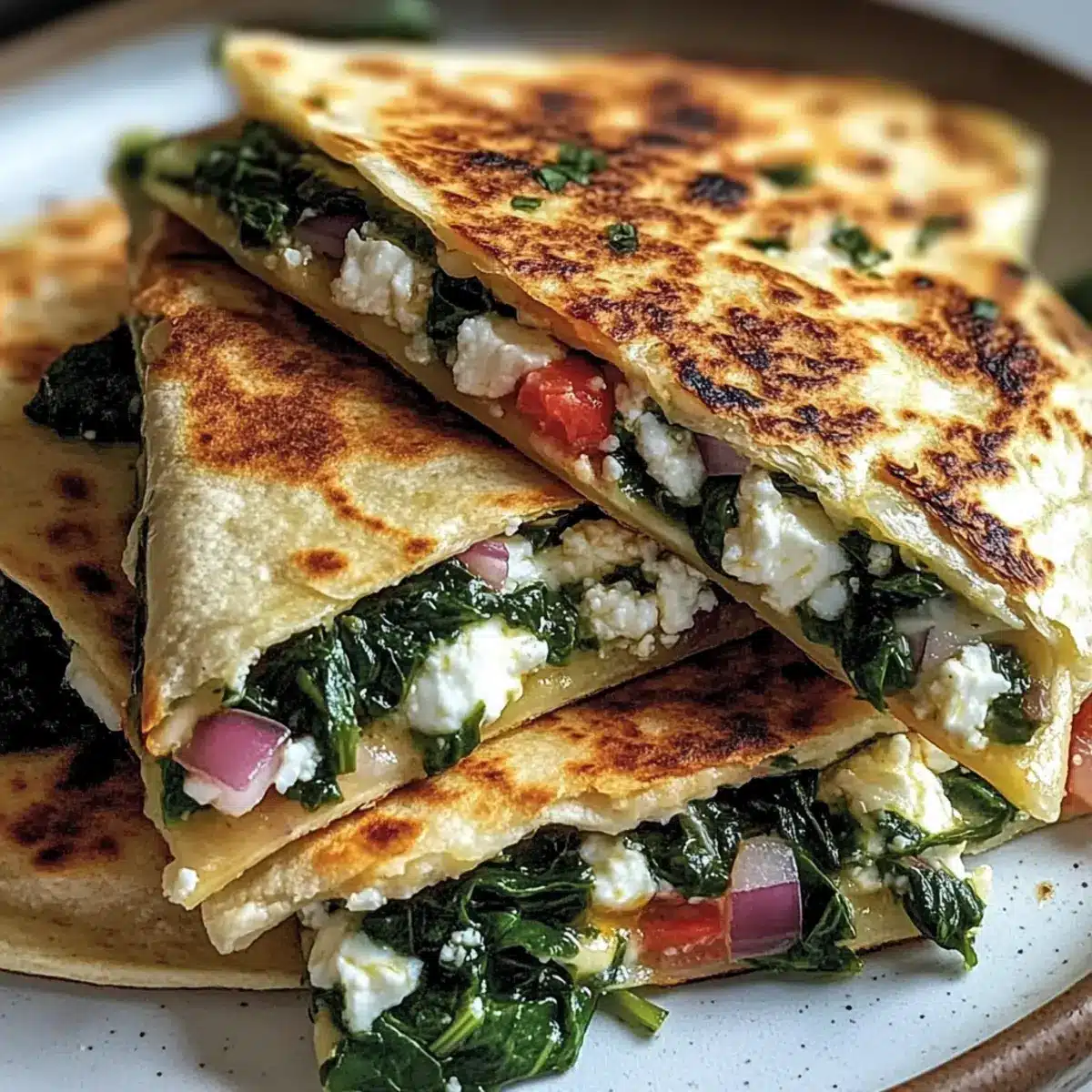 Mediterranean Quesadillas