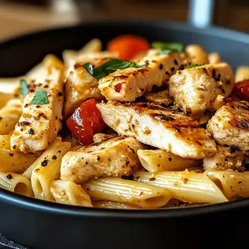 Honey Pepper Chicken Panini Pasta