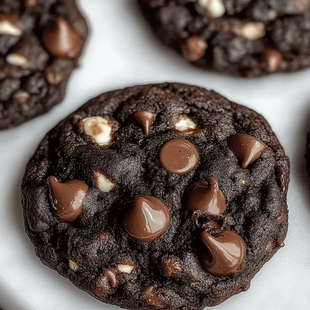 Triple Chocolate Cookies