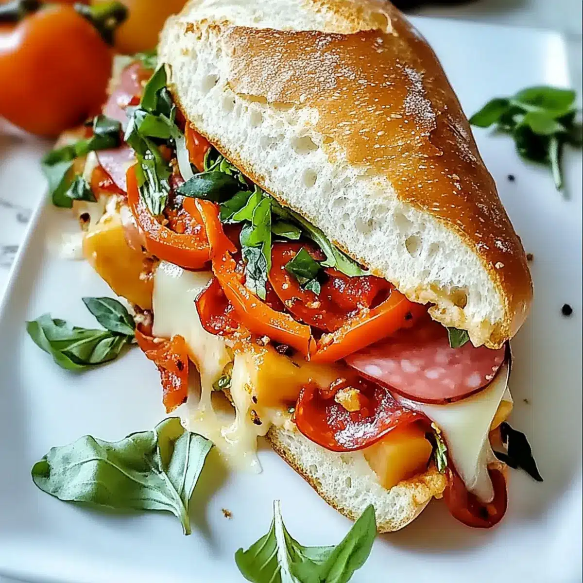 Baked Italian Grinder Sandwiches